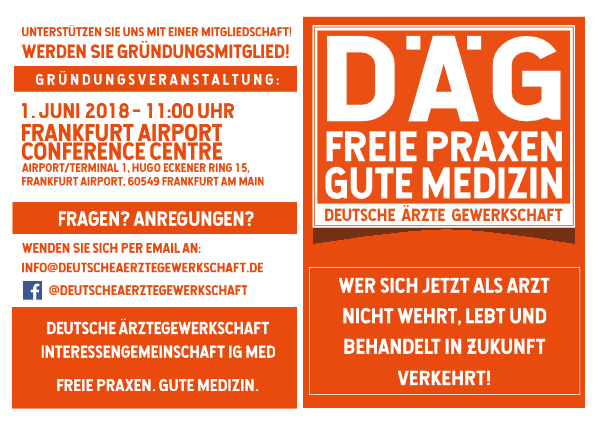 Mehr über den Artikel erfahren Wer sich jetzt als Arzt nicht wehrt, lebt und behandelt in Zukunft verkehrt!