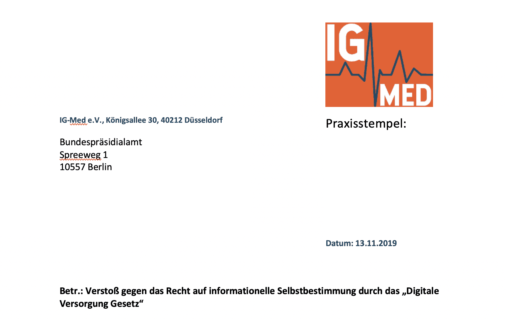 Mehr über den Artikel erfahren Offener Brief an den Bundespräsidenten – zum Mitmachen!
