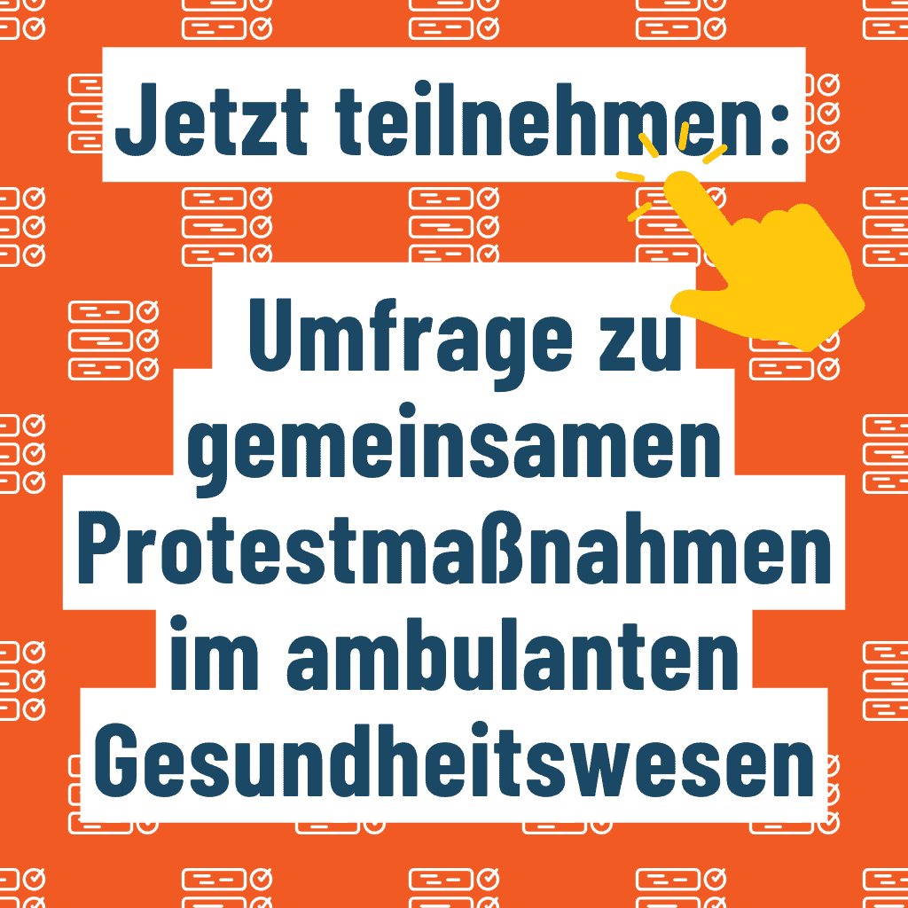Read more about the article Pressemitteilung 11/2023: Aufstand im ambulanten medizinischen Sektor