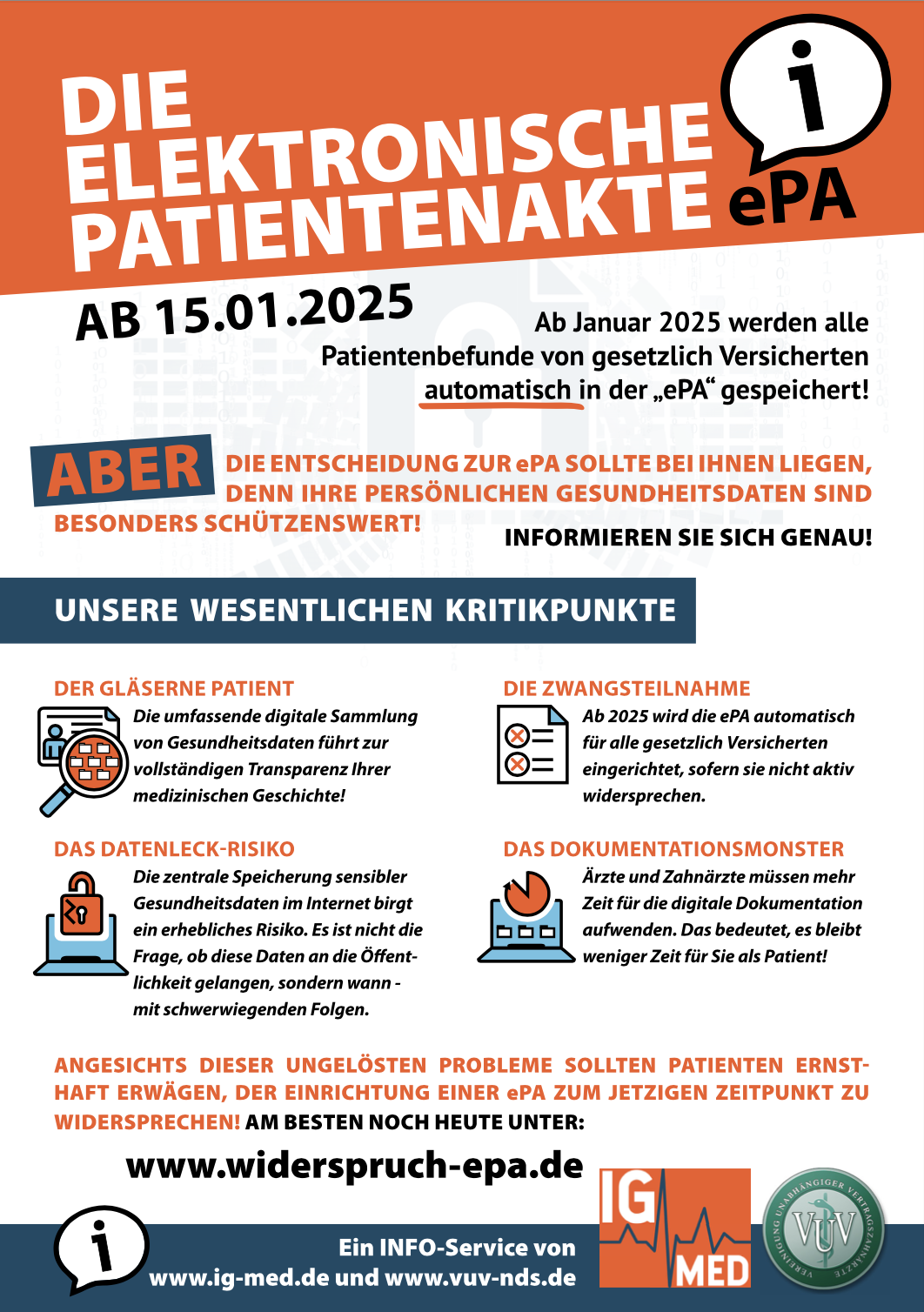 Mehr über den Artikel erfahren ePa-Infoplakat für Praxen hell